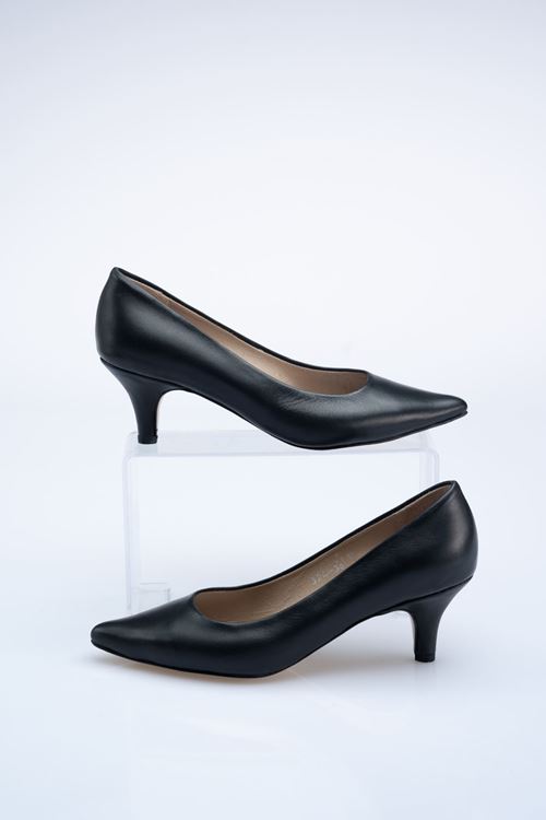 LİZSHOE HAKİKİ DERİ KADIN TOPUKLU AYAKKABI AKB 32425Y