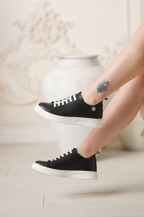 MAMMAMİA HAKİKİ DERİ KADIN GÜNLÜK AYAKKABI 86525Y