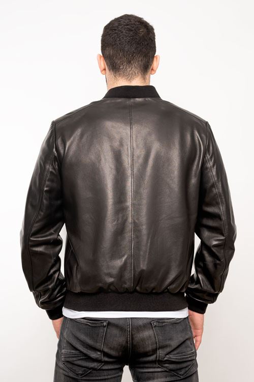 LİZ LEATHER ERKEK DERİ MONT KOLEJ