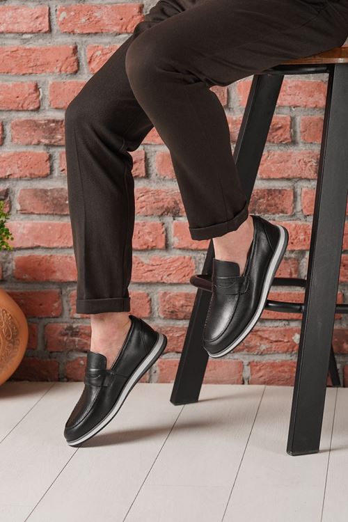 LİZSHOE HAKİKİ DERİ ERKEK GÜNLÜK AYAKKABI MDGN 18725Y