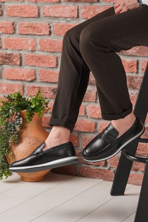 LİZSHOE HAKİKİ DERİ ERKEK GÜNLÜK AYAKKABI MDGN 18725Y