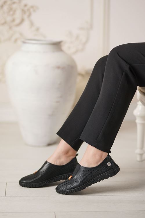 MAMMAMİA HAKİKİ DERİ KADIN GÜNLÜK AYAKKABI 66525Y