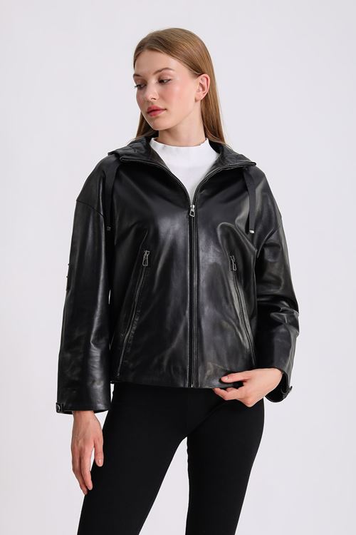 LİZ LEATHER KADIN DERİ MONT B02