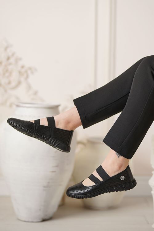 MAMMAMİA HAKİKİ DERİ KADIN GÜNLÜK AYAKKABI 64525Y