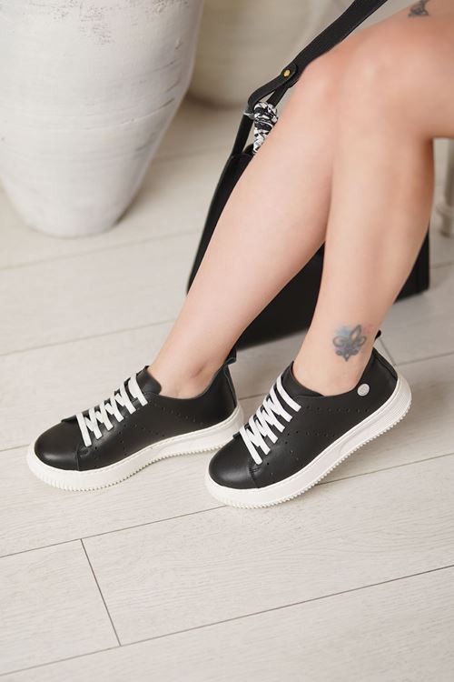 MAMMAMİA HAKİKİ DERİ KADIN GÜNLÜK AYAKKABI 86525Y