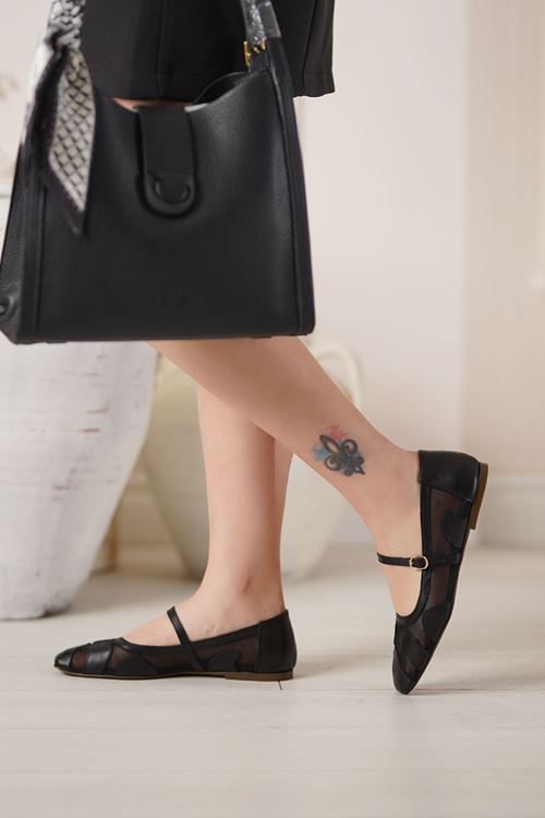 LİZSHOE DERİ KADIN BABET MANZO 2554325Y