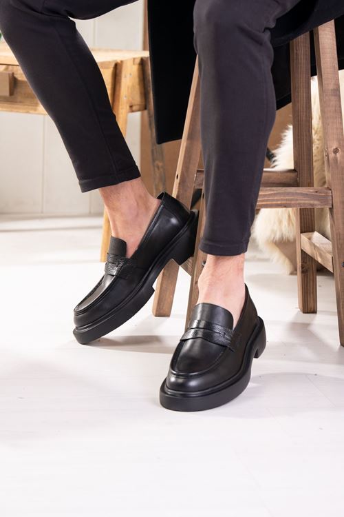 LİZSHOE HAKİKİ DERİ ERKEK GÜNLÜK AYAKKABI PİK 237523K