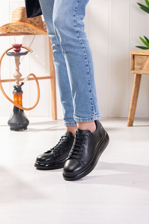 LİZSHOE HAKİKİ DERİ ERKEK GÜNLÜK AYAKKABI PİK 101223K