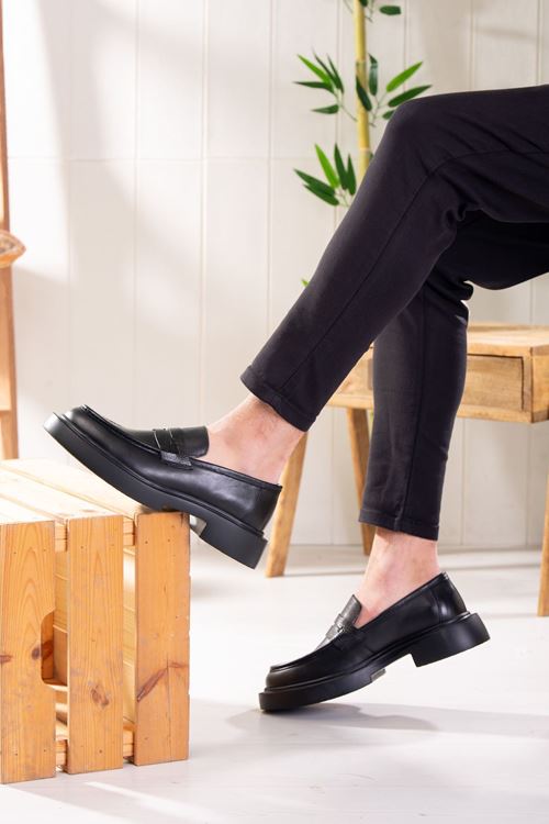 LİZSHOE HAKİKİ DERİ ERKEK GÜNLÜK AYAKKABI PİK 237523K