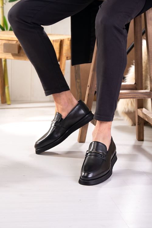 LİZSHOE HAKİKİ DERİ ERKEK GÜNLÜK AYAKKABI PİK 301723K