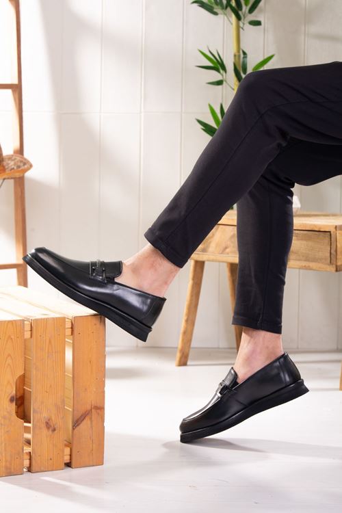 LİZSHOE HAKİKİ DERİ ERKEK GÜNLÜK AYAKKABI PİK 301723K