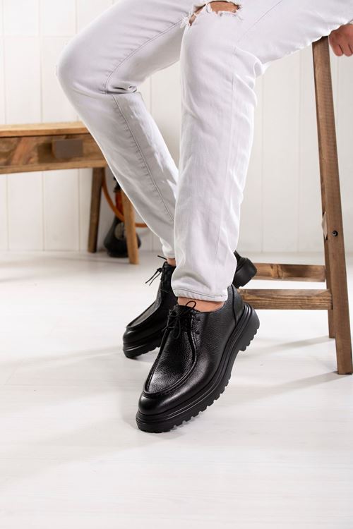 LİZSHOE HAKİKİ DERİ ERKEK GÜNLÜK AYAKKABI PİK 1617-124K