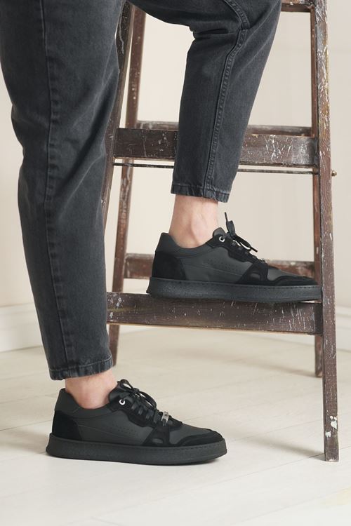 LUCIANO BELLİNİ HAKİKİ DERİ ERKEK SPOR AYAKKABI 1504124Y