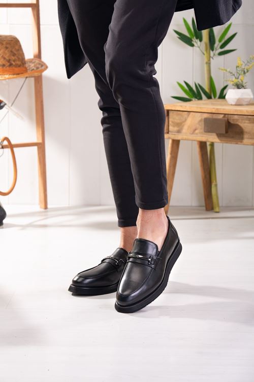 LİZSHOE HAKİKİ DERİ ERKEK GÜNLÜK AYAKKABI PİK 301723K