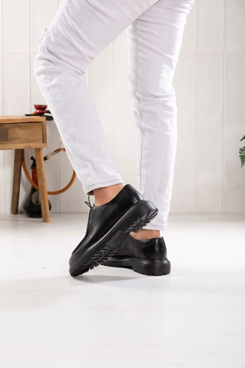 LİZSHOE HAKİKİ DERİ ERKEK GÜNLÜK AYAKKABI PİK 1617-124K