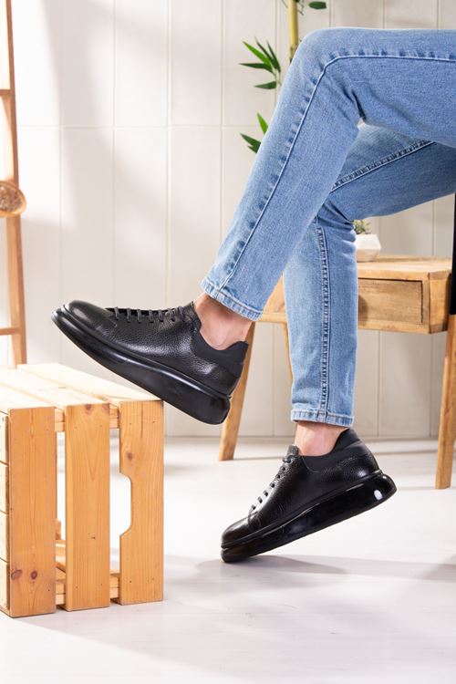 LİZSHOE HAKİKİ DERİ ERKEK GÜNLÜK AYAKKABI PİK 101223K