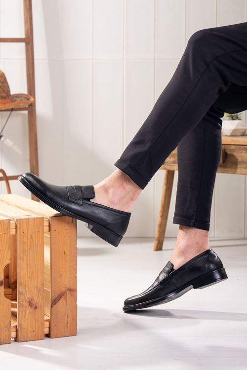 LİZSHOE HAKİKİ DERİ ERKEK KLASİK AYAKKABI PPT 631623Y