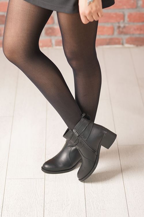 MAMMAMİA HAKİKİ DERİ KADIN BOT 167025K