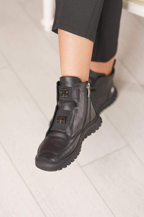 MAMMAMİA HAKİKİ DERİ KADIN BOT 110525K