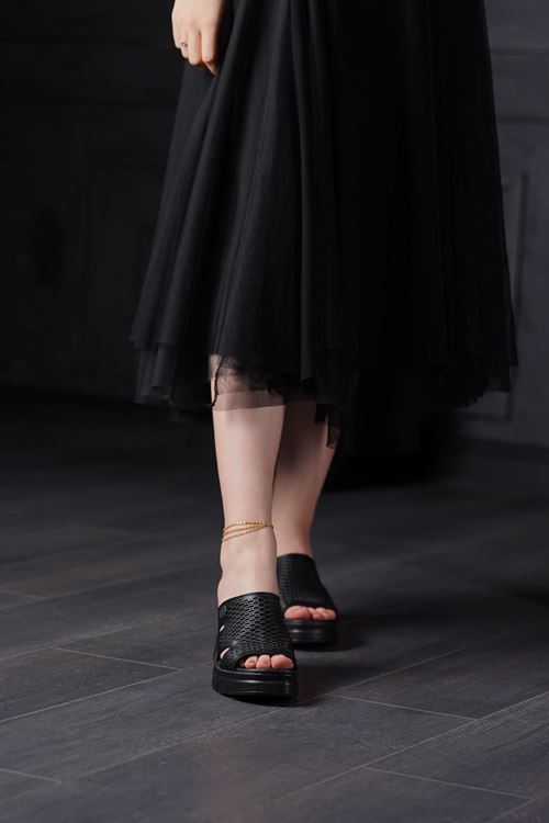 MAMMAMİA HAKİKİ DERİ KADIN TERLİK 141525Y