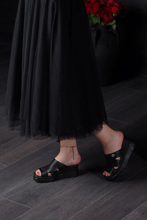 MAMMAMİA HAKİKİ DERİ KADIN TERLİK 141525Y