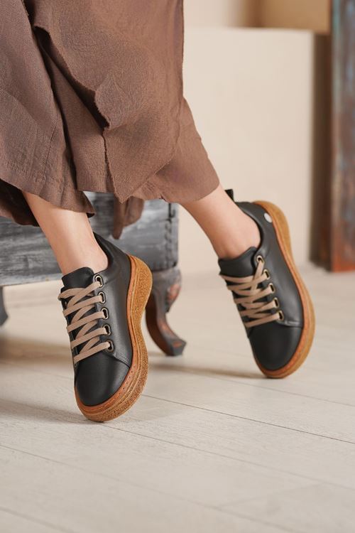 MAMMAMİA HAKİKİ DERİ KADIN AYAKKABI 12025K