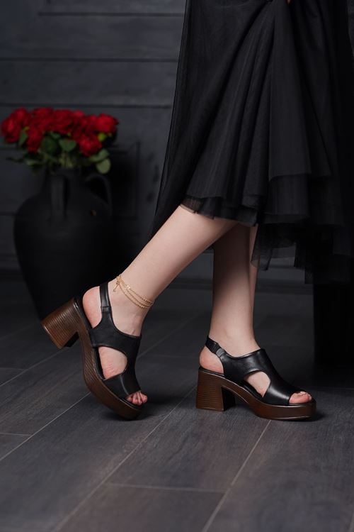 MAMMAMİA HAKİKİ DERİ KADIN SANDALET 233025Y