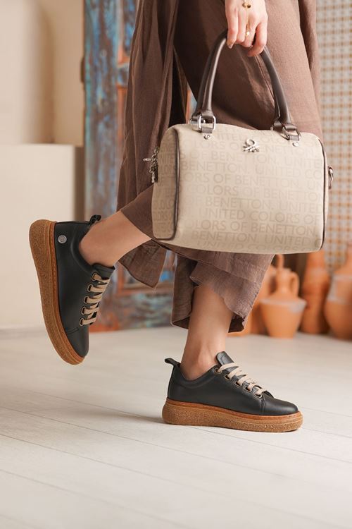 MAMMAMİA HAKİKİ DERİ KADIN AYAKKABI 12026Y