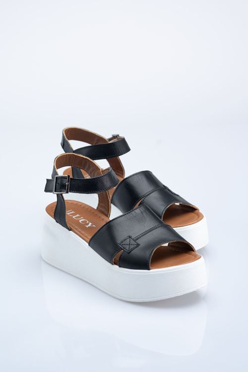 LUCY HAKİKİ DERİ KADIN DOLGU  SANDALET 205922Y