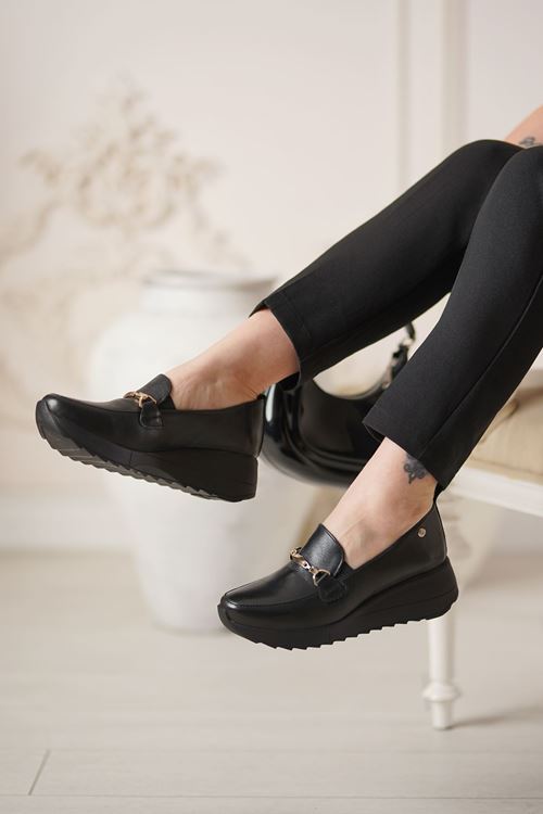 MAMMAMİA HAKİKİ DERİ KADIN GÜNLÜK AYAKKABI 355525Y