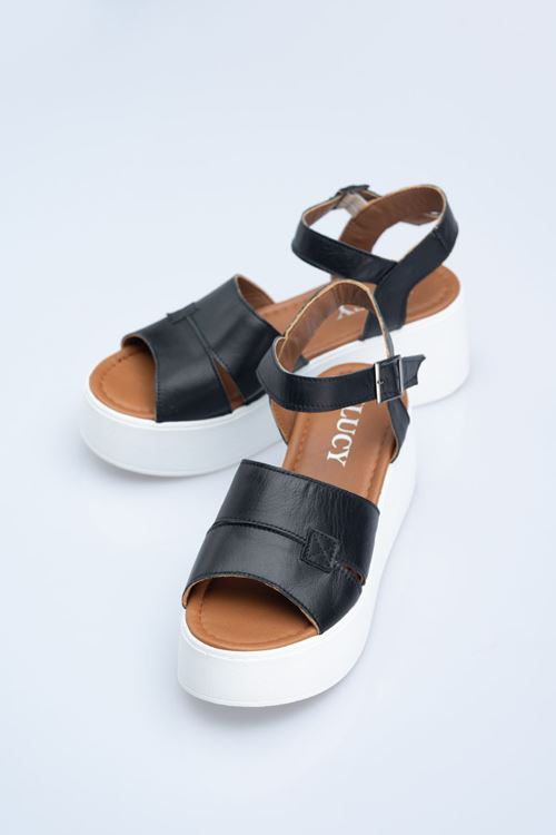 LUCY HAKİKİ DERİ KADIN DOLGU  SANDALET 205922Y