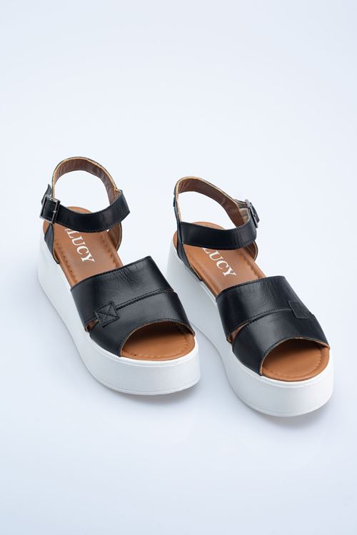 LUCY HAKİKİ DERİ KADIN DOLGU  SANDALET 205922Y