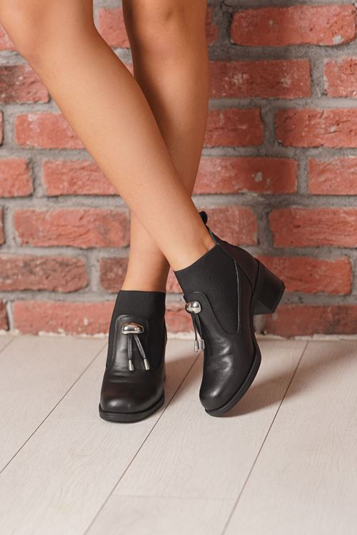 MAMMAMİA HAKİKİ DERİ KADIN BOT 180525K