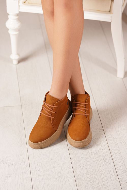 MAMMAMİA HAKİKİ DERİ KADIN BOT 153025K