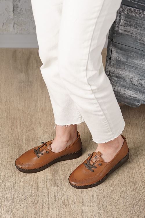 LİZSHOE HAKİKİ DERİ KADIN GÜNLÜK AYAKKABI 08325Y