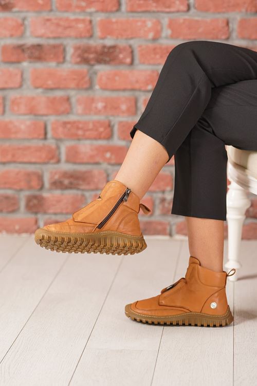 MAMMAMİA HAKİKİ DERİ KADIN BOT 110525K