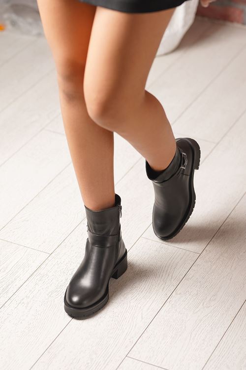 MAMMAMİA HAKİKİ DERİ KADIN BOT 837525K