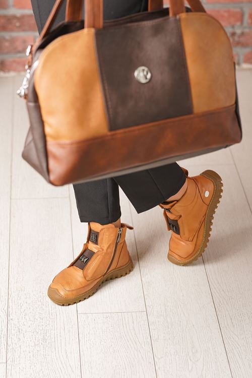 MAMMAMİA HAKİKİ DERİ KADIN BOT 110525K