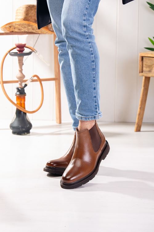 LİZSHOE HAKİKİ DERİ ERKEK GÜNLÜK BOT KRY 8500-123K