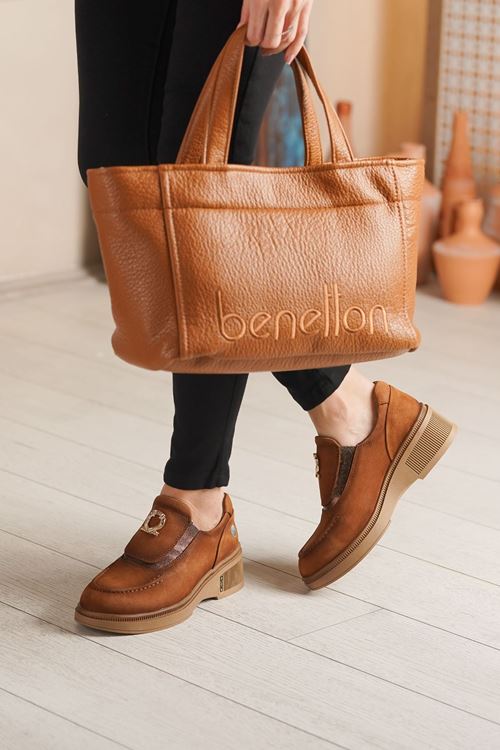 MAMMAMİA HAKİKİ DERİ KADIN AYAKKABI 710525K