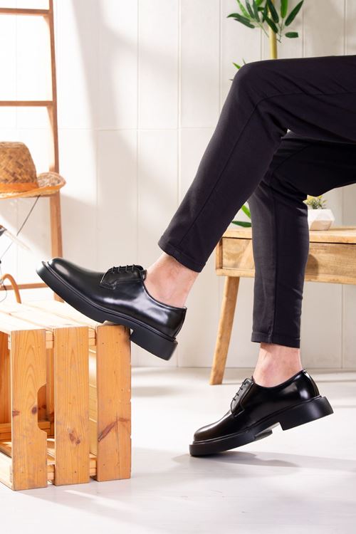 LİZSHOE HAKİKİ DERİ ERKEK GÜNLÜK AYAKKABI PİK 450-124Y