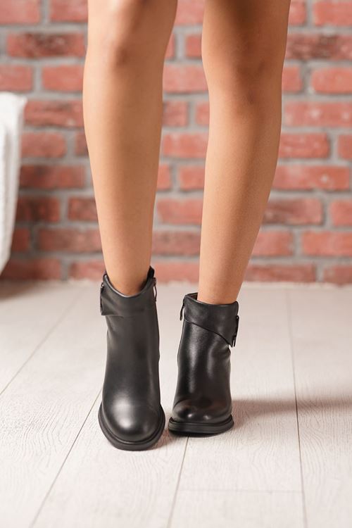 MAMMAMİA HAKİKİ DERİ KADIN BOT 843025K