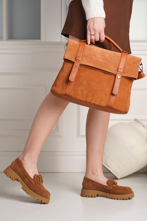 LİZSHOE HAKİKİ SÜET DERİ KADIN GÜNLÜK AYAKKABI 284624K