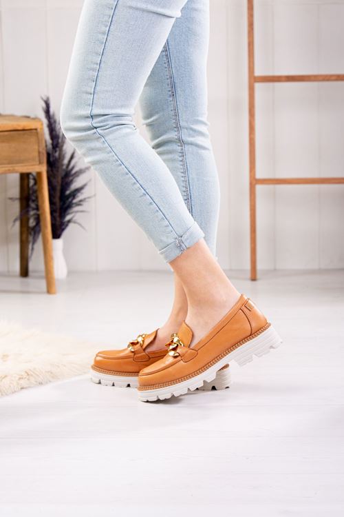 MAMMAMİA HAKİKİ DERİ KADIN GÜNLÜK AYAKKABI 318524Y