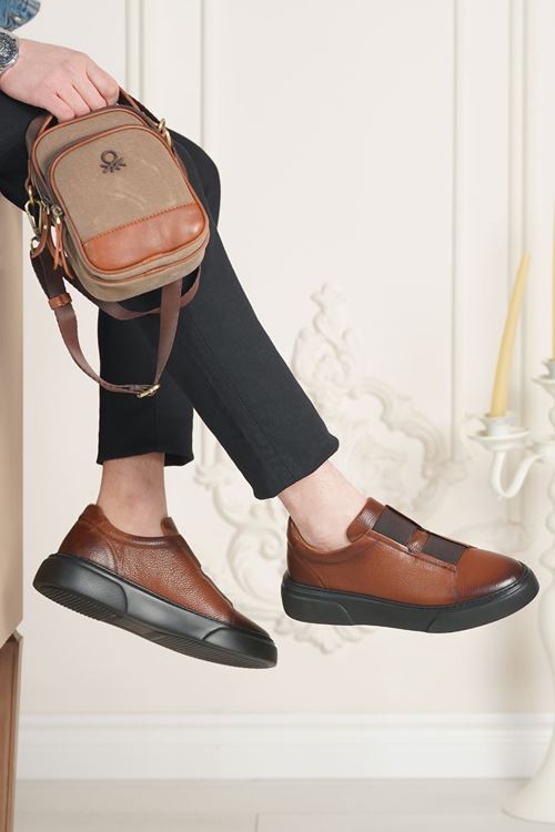 FOOTCAP HAKİKİ DERİ ERKEK GÜNLÜK AYAKKABI 2532-124K