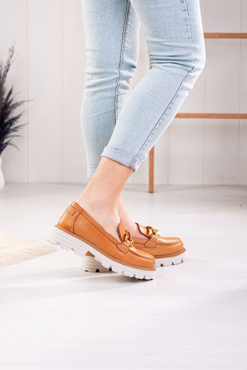 MAMMAMİA HAKİKİ DERİ KADIN GÜNLÜK AYAKKABI 318524Y