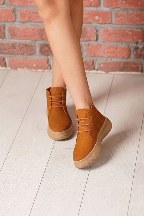 MAMMAMİA HAKİKİ DERİ KADIN BOT 153025K