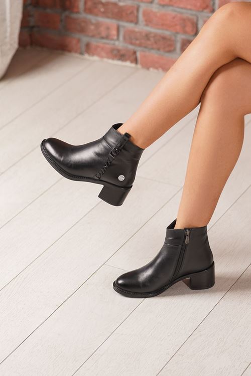 MAMMAMİA HAKİKİ DERİ KADIN BOT 802525K