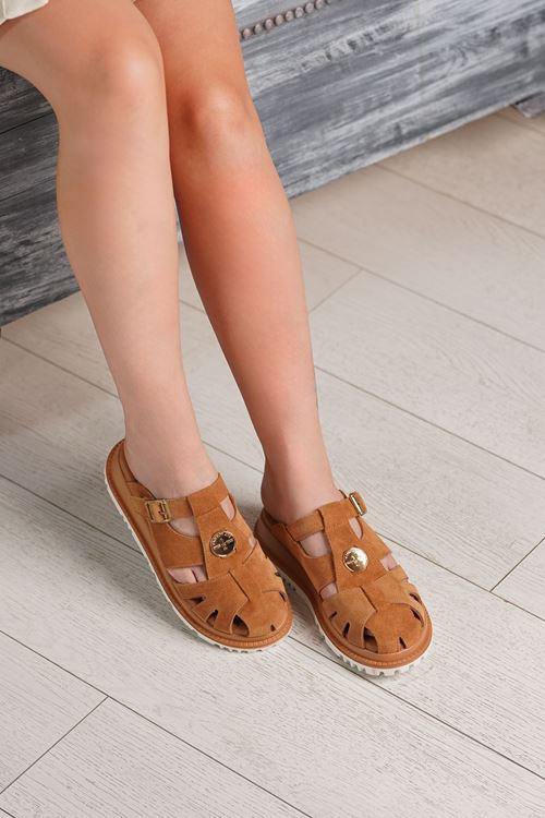 LİZSHOE HAKİKİ DERİ KADIN TERLİK SPİL 1325Y