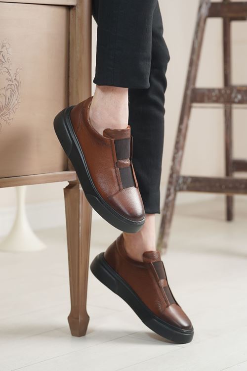 FOOTCAP HAKİKİ DERİ ERKEK GÜNLÜK AYAKKABI 2532-124K